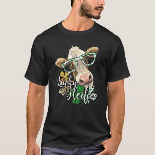 Camiseta Lucky Heifer Chicas del Sur Vaca Divertida St Patr