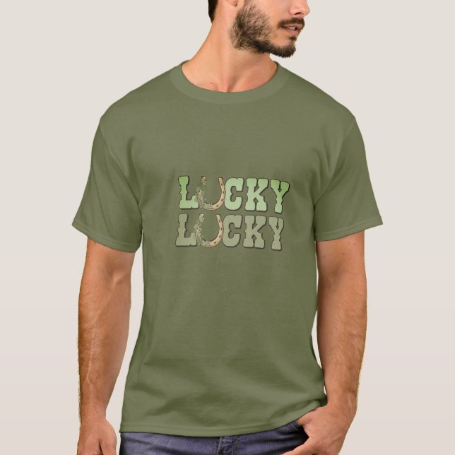 Camiseta Lucky Horse Shoe (Anverso)