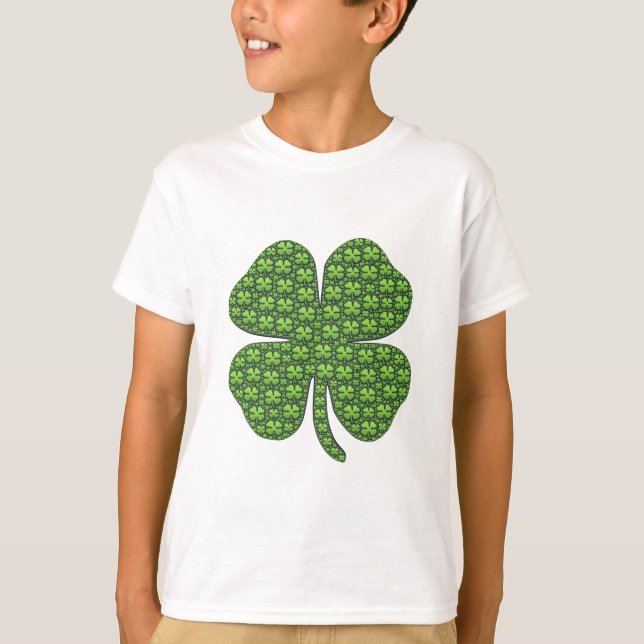 Camiseta Lucky Irish Clover Kids (Anverso)