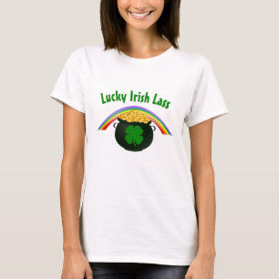 Camiseta Lucky Irish Lass St Patrick's Day