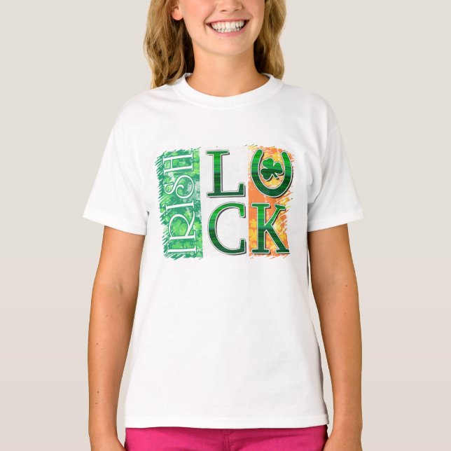 Camiseta Lucky Irish Tricolor (Anverso)