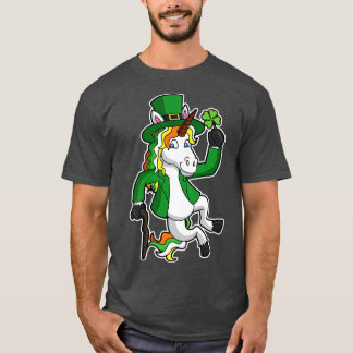 Camiseta Lucky Irish Unicorn St Patricks Day Click