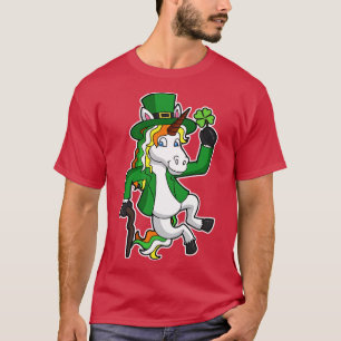 Camiseta Lucky Irish Unicorn St Patricks Day Click