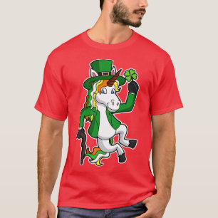 Camiseta Lucky Irish Unicorn St Patricks Day Click