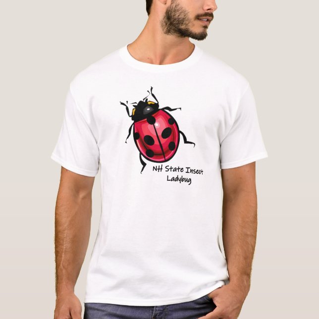 Camiseta Lucky Ladybug New Hampshire State Insect (Anverso)