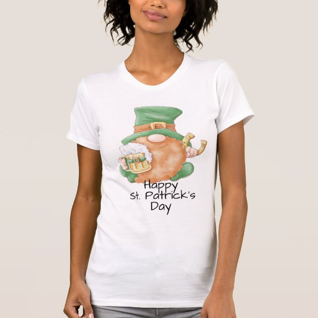 Camiseta Lucky Leprechaun Gnome (Anverso)