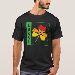 Camiseta Lucky Leprechaun Irish Clover St Patrick's Day Sha