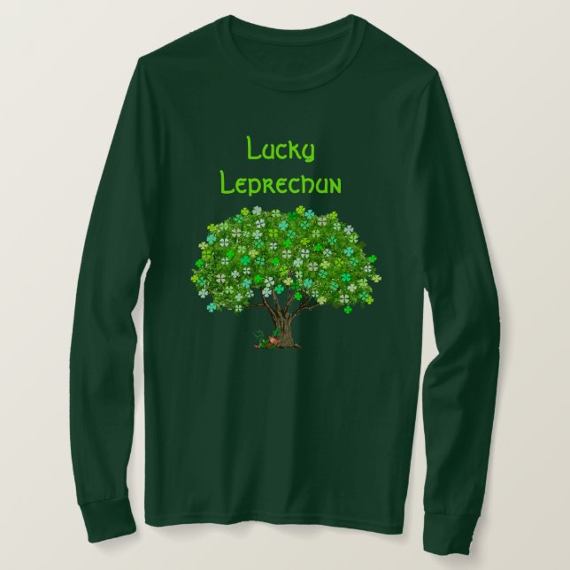 Camiseta Lucky Leprechaun T-Shirt (Anverso del diseño)