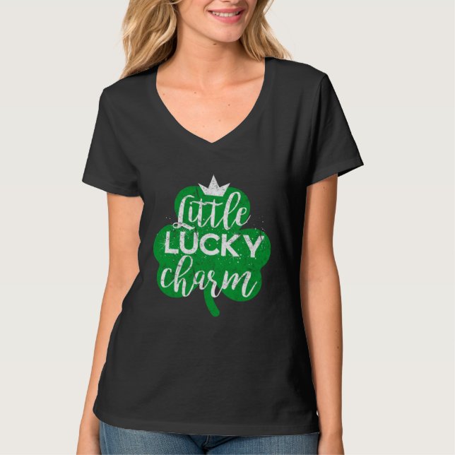 Camiseta Lucky Luck Cute Irish Ireland St Patricks  Drinkin (Anverso)