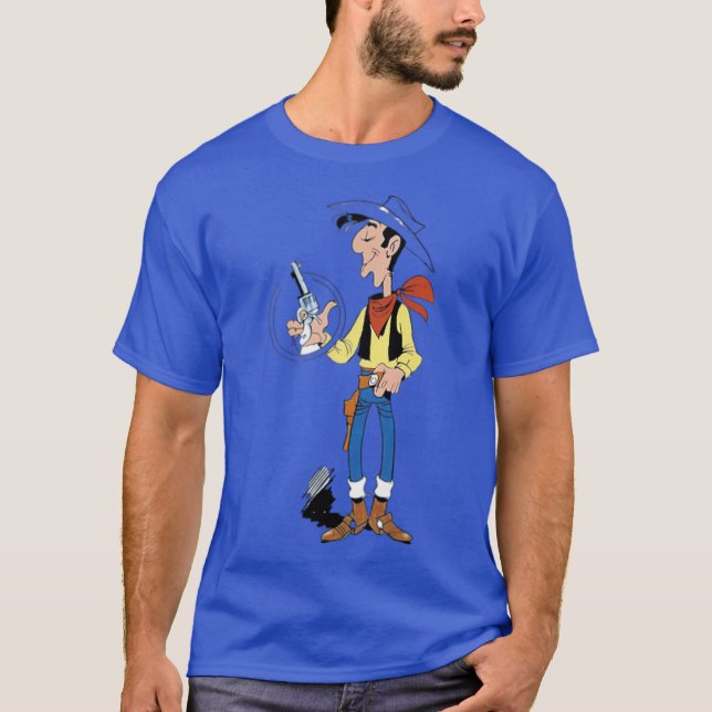 Camiseta Lucky Luke Pistol Boy girl gift (Anverso)
