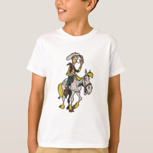 Camiseta Lucky Luke y Jolly Jumper personalizado vaquero y 