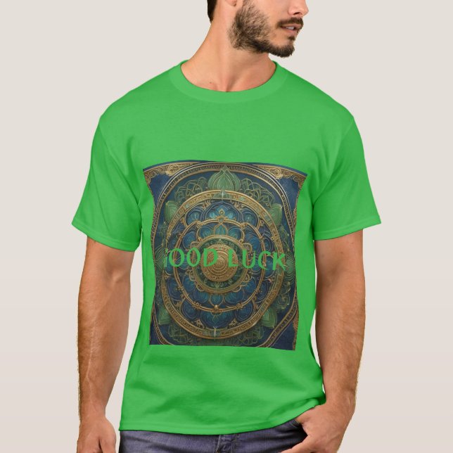 Camiseta Lucky Mandala Fortune Design Buena Suerte (Anverso)