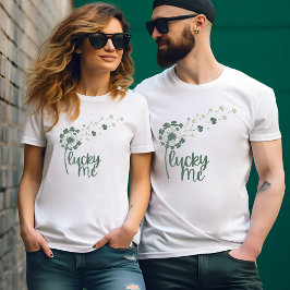 Camiseta "Lucky Me" Dandelion & Clover St. Patrick's Men's