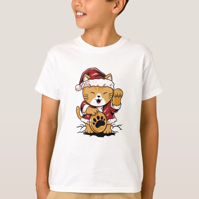 Camiseta Lucky Meow (Anverso)