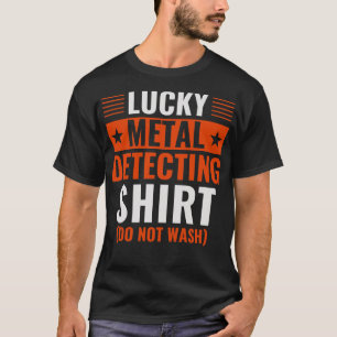 Camiseta Lucky Metalizado Detector divertido Metalizado