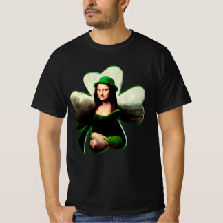 Camiseta Lucky Mona Lisa Día de San Patricio
