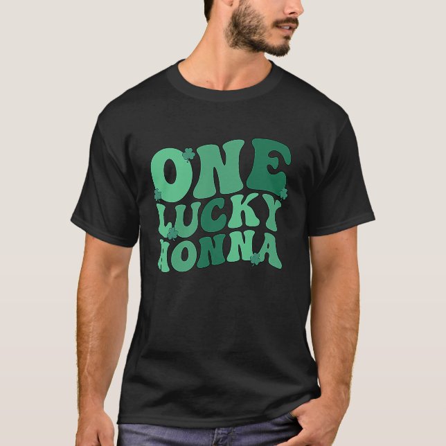 Camiseta Lucky Nonna Grandmother St Patrick's Day Nonna Gra (Anverso)