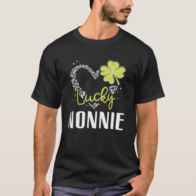 Camiseta Lucky Nonnie St Patricks Day womens (Anverso)