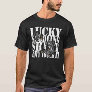 Camiseta Lucky Noodling No lo toques cazador de bagres Noo