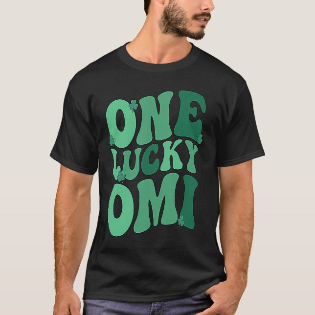 Camiseta Lucky Omi Grandmother St Patrick's Day Omi Grandma (Anverso)