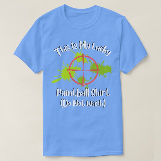 Camiseta Lucky Paintball (Diseño del anverso)