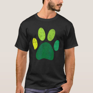 Camiseta Lucky Pug Paw Dog Irish Mama St Patrick Day