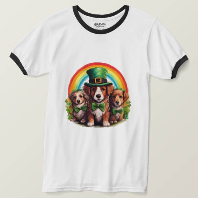 Camiseta Lucky Pup Parade (Anverso del diseño)