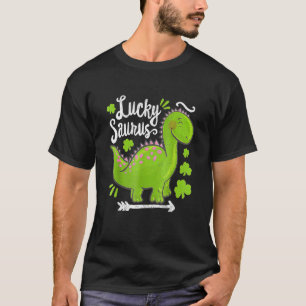 Camiseta Lucky Saurus Cute Irish Happy St Patrick S Day 200