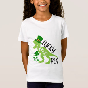 Camiseta Lucky Saurus Rex - Dinosaurio de San Patricio