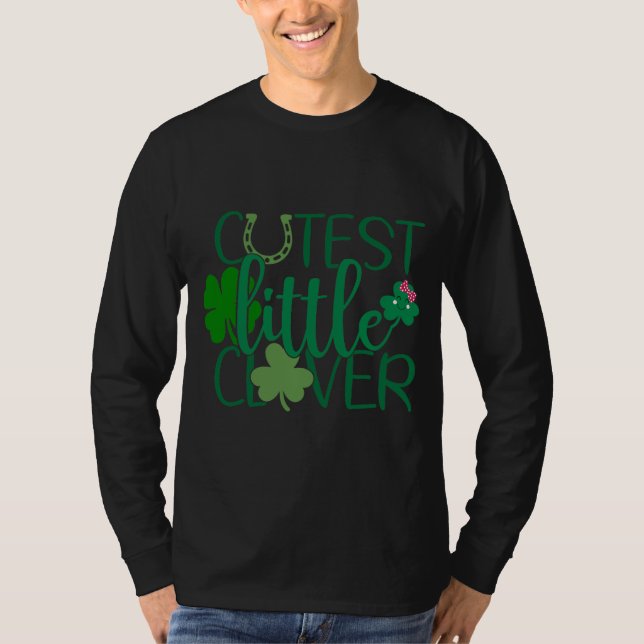 Camiseta Lucky Saurus Rex - Dinosaurio de San Patricio (Anverso)