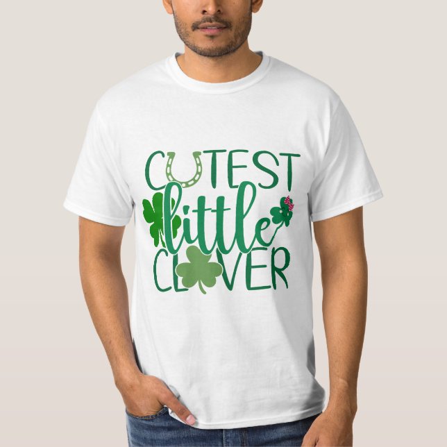 Camiseta Lucky Saurus Rex - Dinosaurio de San Patricio (Anverso)