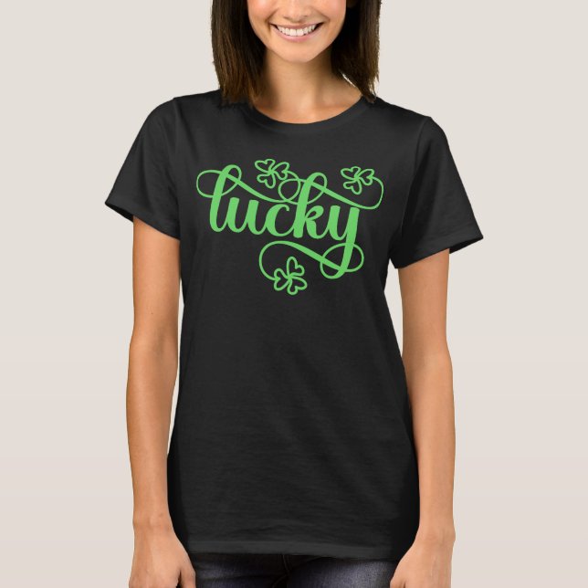 Camiseta Lucky Shamrock (Anverso)