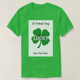 Camiseta Lucky Shamrock Antiguo