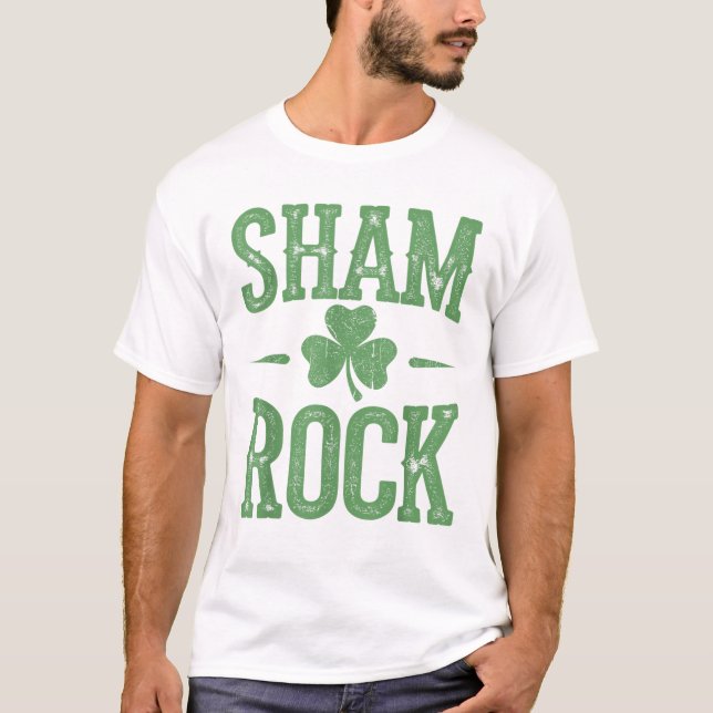 Camiseta Lucky Shamrock Design para el Día de San Patricio (Anverso)