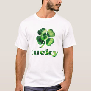Camiseta Lucky Shamrock Green Clover Happy