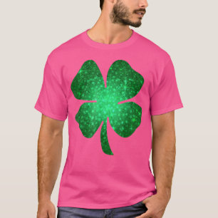 Camiseta Lucky Shamrock Green Four Leaf Clover St Pat