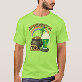 Camiseta Lucky Shamrock Horseshoe Irish Pride T-Shirt