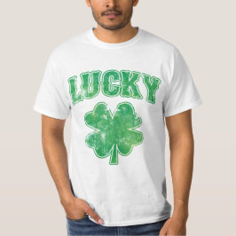 Camiseta Lucky Shamrock irlandés