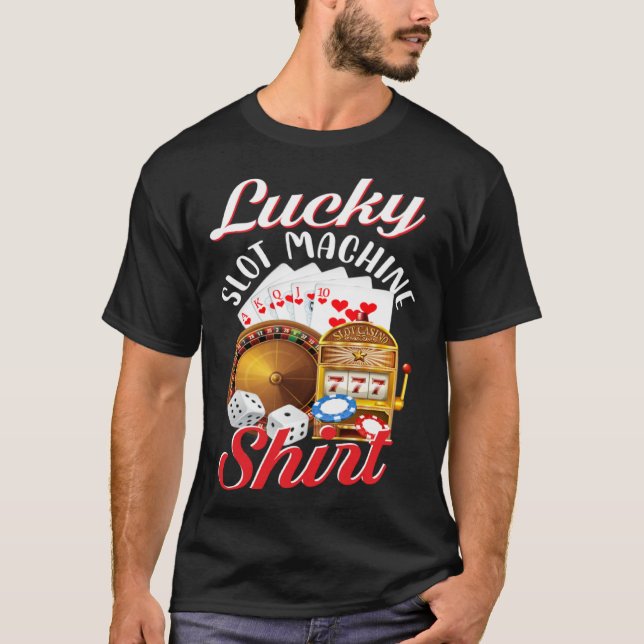 Camiseta Lucky Slot Machine Casino (Anverso)