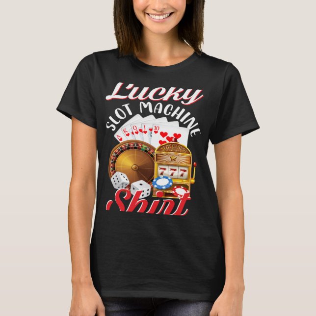 Camiseta Lucky Slot Machine Casino (Anverso)