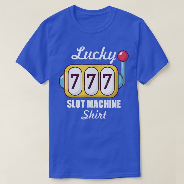 Camiseta Lucky Slot Machine Casino Night Roulette  (Diseño del anverso)