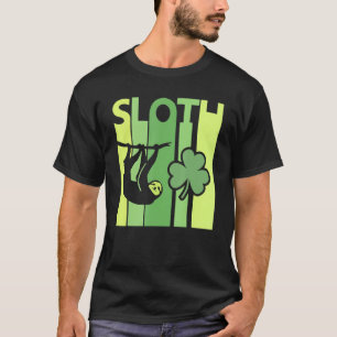 Camiseta Lucky Sloth St Patrick's Day Irlanda Vintage Retro