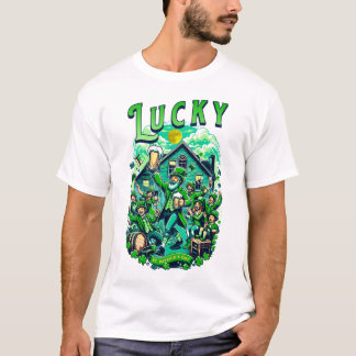 Camiseta Lucky St Patrick's Day Beer Beer Pub Fiesta