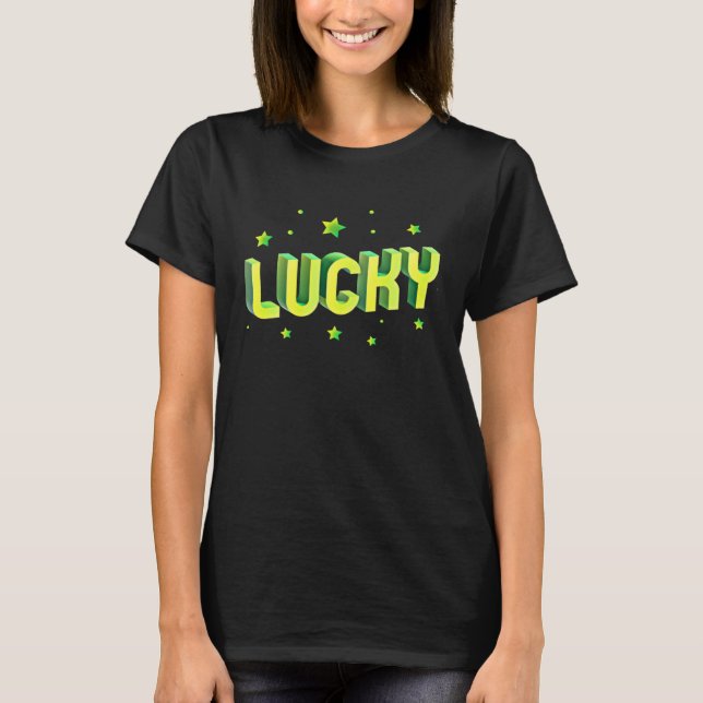 Camiseta Lucky St Patricks Day St Patricks Day Lucky (Anverso)