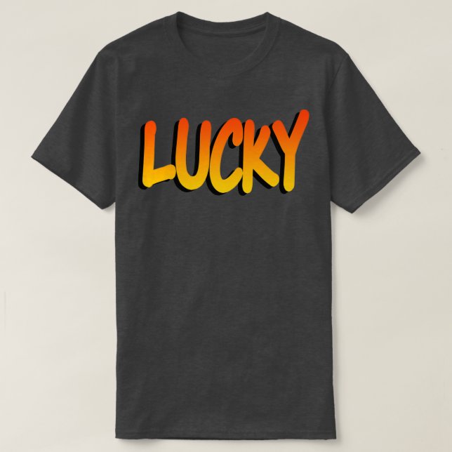 Camiseta Lucky T (Diseño del anverso)