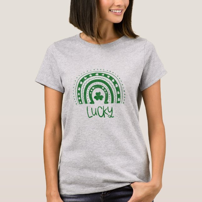 Camiseta Lucky T-Shirt for St.Patrick's Day (Anverso)