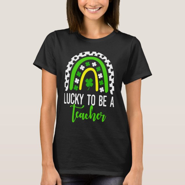 Camiseta Lucky To Be A Teacher Smarter Dalmatian Dogs St Pa (Anverso)
