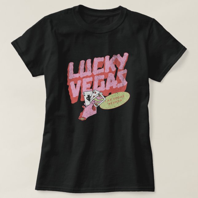 Camiseta Lucky Vegas (Diseño del anverso)