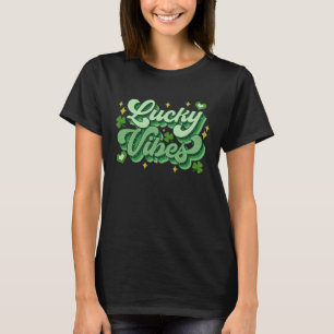 Camiseta Lucky Vibes Saint Paddys Irish Shamrock Lucky St P