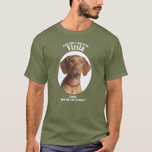Camiseta Lucky Vizsla T-Shirt (Anverso)